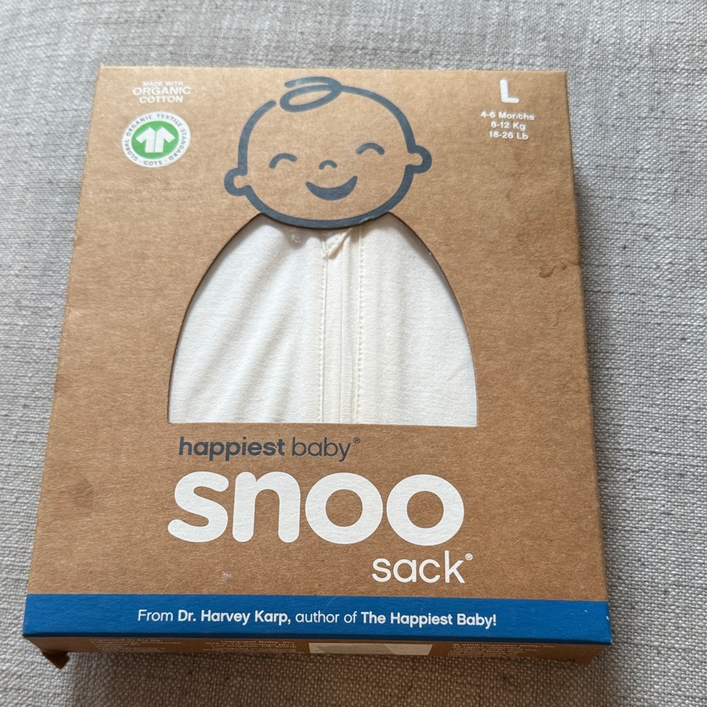 Happiest Baby Snoo Sack - Cream